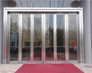 西安有框玻璃地彈門